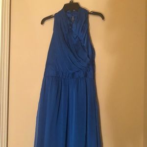 The limited blue faux wrap sz 8